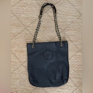 Tory Burch Black Leather Crossbody Bag